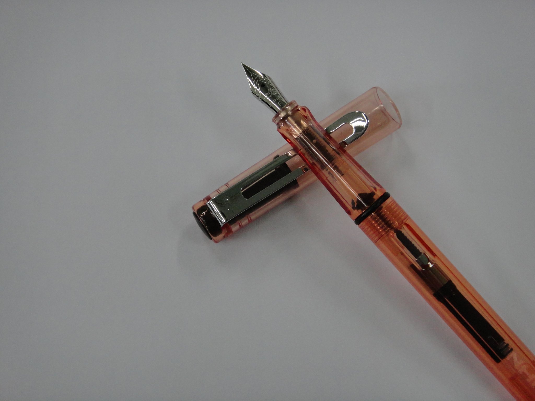 JinHao 599 #5 Nib with Converter Transparent Orange